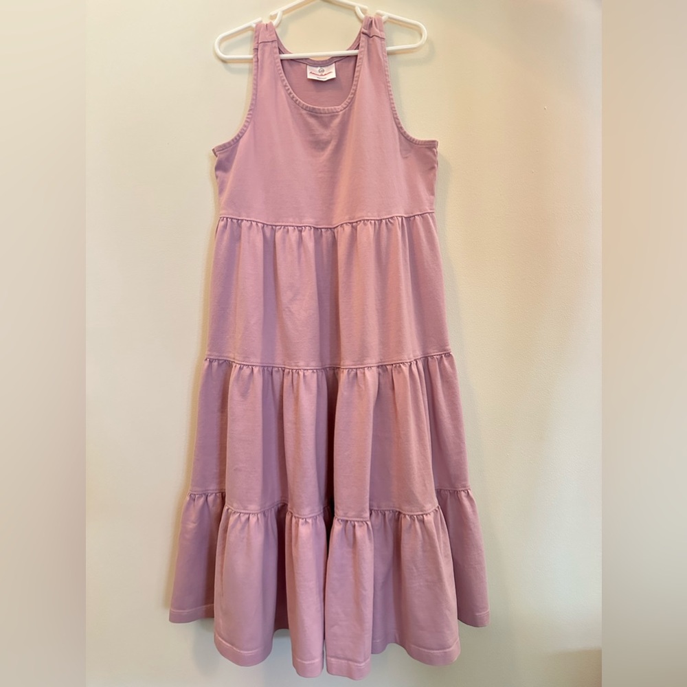 Hannah Andersson twirling dress!